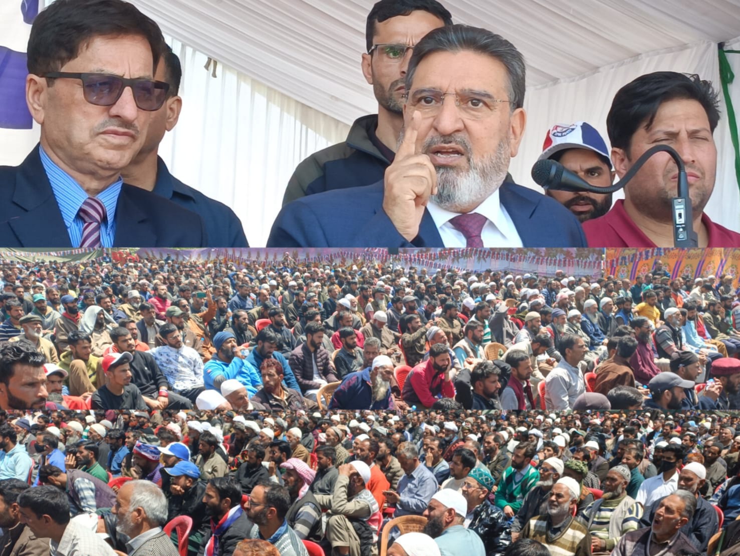 'NC and PDP are like two sides of the same coin, both striving to continue their family rule in J&K: Syed Mohammad Altaf Bukhari'
